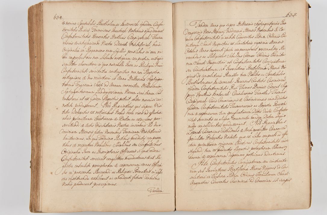 Zdjęcie nr 353 dla obiektu archiwalnego: Acta visitationis ecclesiarum parachialium tum capellarum - oratorium, hospitalium, confraternitatum ac aliorum piorum locorum intra et extra civitatem Cracoviensem consistentium, vigore litterarum specialis commissionis Cel. Principis et. R.D. Andrea Stanislai Kostka in Załuskie Załuski episcopi Cracoviensis ducis Severiensis, per Hyacinthum Łopacki canonicum et archipraesbyterum Cracoviensem, canonicum et archipraesbyterum Cracoviensem, canonicum Sandomieriensem, visitatorem a.D. 1748 et sequentii conscripta