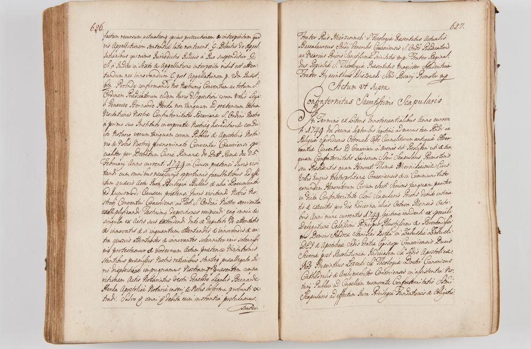 Zdjęcie nr 348 dla obiektu archiwalnego: Acta visitationis ecclesiarum parachialium tum capellarum - oratorium, hospitalium, confraternitatum ac aliorum piorum locorum intra et extra civitatem Cracoviensem consistentium, vigore litterarum specialis commissionis Cel. Principis et. R.D. Andrea Stanislai Kostka in Załuskie Załuski episcopi Cracoviensis ducis Severiensis, per Hyacinthum Łopacki canonicum et archipraesbyterum Cracoviensem, canonicum et archipraesbyterum Cracoviensem, canonicum Sandomieriensem, visitatorem a.D. 1748 et sequentii conscripta