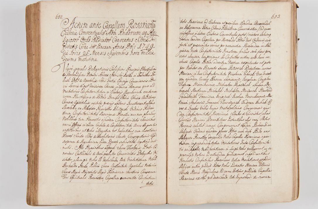 Zdjęcie nr 346 dla obiektu archiwalnego: Acta visitationis ecclesiarum parachialium tum capellarum - oratorium, hospitalium, confraternitatum ac aliorum piorum locorum intra et extra civitatem Cracoviensem consistentium, vigore litterarum specialis commissionis Cel. Principis et. R.D. Andrea Stanislai Kostka in Załuskie Załuski episcopi Cracoviensis ducis Severiensis, per Hyacinthum Łopacki canonicum et archipraesbyterum Cracoviensem, canonicum et archipraesbyterum Cracoviensem, canonicum Sandomieriensem, visitatorem a.D. 1748 et sequentii conscripta