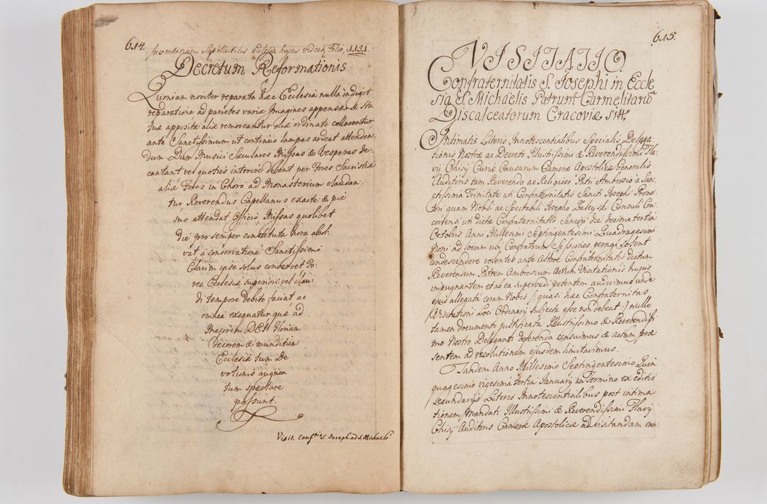 Zdjęcie nr 342 dla obiektu archiwalnego: Acta visitationis ecclesiarum parachialium tum capellarum - oratorium, hospitalium, confraternitatum ac aliorum piorum locorum intra et extra civitatem Cracoviensem consistentium, vigore litterarum specialis commissionis Cel. Principis et. R.D. Andrea Stanislai Kostka in Załuskie Załuski episcopi Cracoviensis ducis Severiensis, per Hyacinthum Łopacki canonicum et archipraesbyterum Cracoviensem, canonicum et archipraesbyterum Cracoviensem, canonicum Sandomieriensem, visitatorem a.D. 1748 et sequentii conscripta
