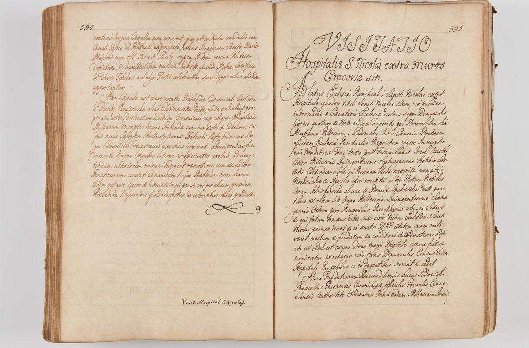 Zdjęcie nr 332 dla obiektu archiwalnego: Acta visitationis ecclesiarum parachialium tum capellarum - oratorium, hospitalium, confraternitatum ac aliorum piorum locorum intra et extra civitatem Cracoviensem consistentium, vigore litterarum specialis commissionis Cel. Principis et. R.D. Andrea Stanislai Kostka in Załuskie Załuski episcopi Cracoviensis ducis Severiensis, per Hyacinthum Łopacki canonicum et archipraesbyterum Cracoviensem, canonicum et archipraesbyterum Cracoviensem, canonicum Sandomieriensem, visitatorem a.D. 1748 et sequentii conscripta