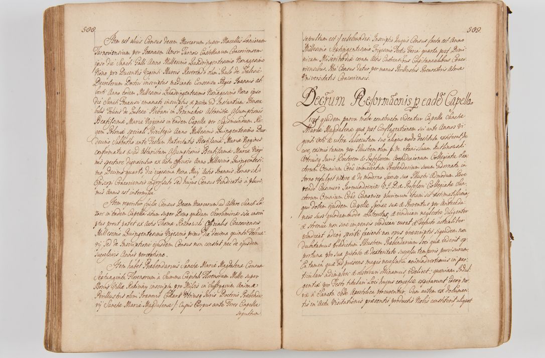 Zdjęcie nr 329 dla obiektu archiwalnego: Acta visitationis ecclesiarum parachialium tum capellarum - oratorium, hospitalium, confraternitatum ac aliorum piorum locorum intra et extra civitatem Cracoviensem consistentium, vigore litterarum specialis commissionis Cel. Principis et. R.D. Andrea Stanislai Kostka in Załuskie Załuski episcopi Cracoviensis ducis Severiensis, per Hyacinthum Łopacki canonicum et archipraesbyterum Cracoviensem, canonicum et archipraesbyterum Cracoviensem, canonicum Sandomieriensem, visitatorem a.D. 1748 et sequentii conscripta