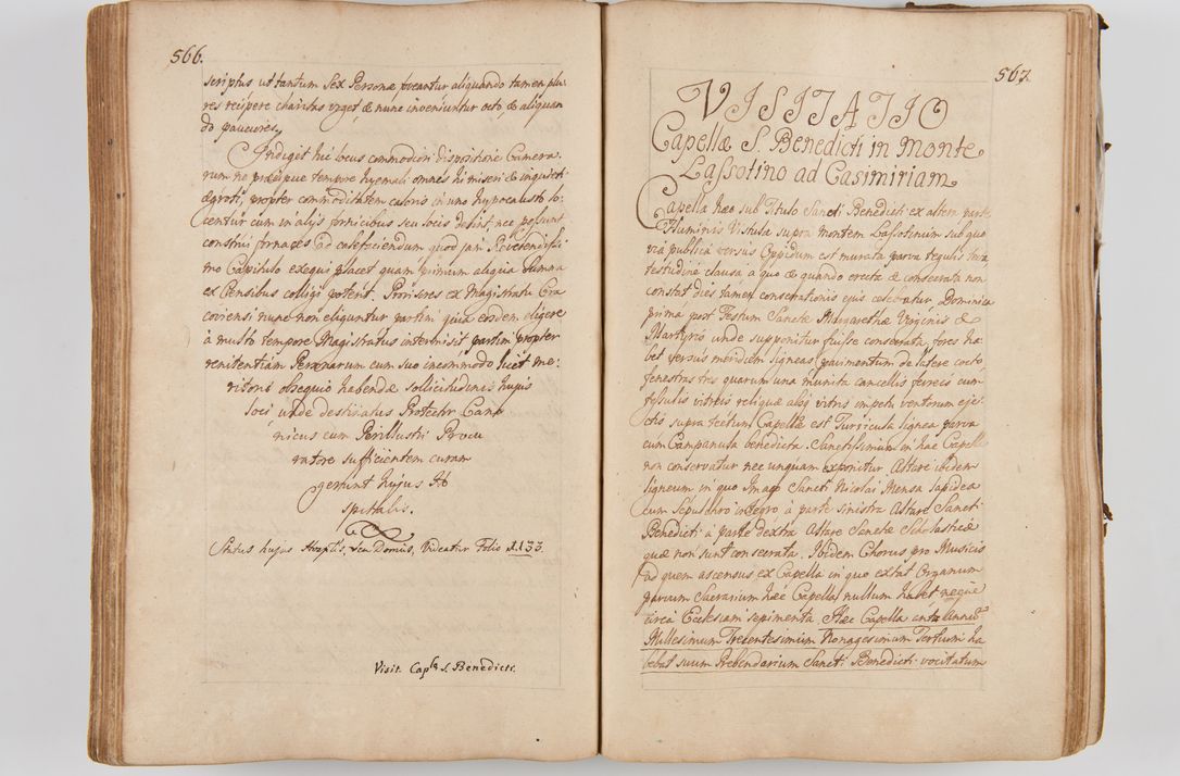Zdjęcie nr 318 dla obiektu archiwalnego: Acta visitationis ecclesiarum parachialium tum capellarum - oratorium, hospitalium, confraternitatum ac aliorum piorum locorum intra et extra civitatem Cracoviensem consistentium, vigore litterarum specialis commissionis Cel. Principis et. R.D. Andrea Stanislai Kostka in Załuskie Załuski episcopi Cracoviensis ducis Severiensis, per Hyacinthum Łopacki canonicum et archipraesbyterum Cracoviensem, canonicum et archipraesbyterum Cracoviensem, canonicum Sandomieriensem, visitatorem a.D. 1748 et sequentii conscripta