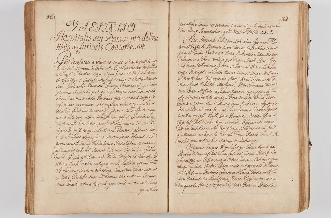 Zdjęcie nr 315 dla obiektu archiwalnego: Acta visitationis ecclesiarum parachialium tum capellarum - oratorium, hospitalium, confraternitatum ac aliorum piorum locorum intra et extra civitatem Cracoviensem consistentium, vigore litterarum specialis commissionis Cel. Principis et. R.D. Andrea Stanislai Kostka in Załuskie Załuski episcopi Cracoviensis ducis Severiensis, per Hyacinthum Łopacki canonicum et archipraesbyterum Cracoviensem, canonicum et archipraesbyterum Cracoviensem, canonicum Sandomieriensem, visitatorem a.D. 1748 et sequentii conscripta