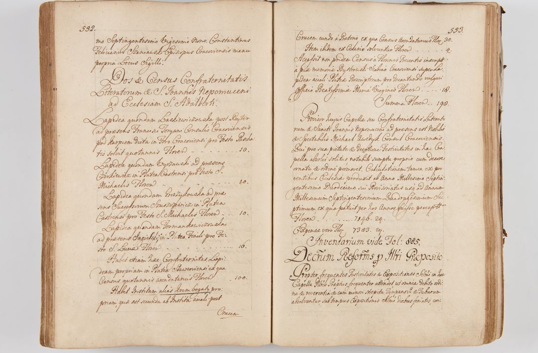 Zdjęcie nr 311 dla obiektu archiwalnego: Acta visitationis ecclesiarum parachialium tum capellarum - oratorium, hospitalium, confraternitatum ac aliorum piorum locorum intra et extra civitatem Cracoviensem consistentium, vigore litterarum specialis commissionis Cel. Principis et. R.D. Andrea Stanislai Kostka in Załuskie Załuski episcopi Cracoviensis ducis Severiensis, per Hyacinthum Łopacki canonicum et archipraesbyterum Cracoviensem, canonicum et archipraesbyterum Cracoviensem, canonicum Sandomieriensem, visitatorem a.D. 1748 et sequentii conscripta