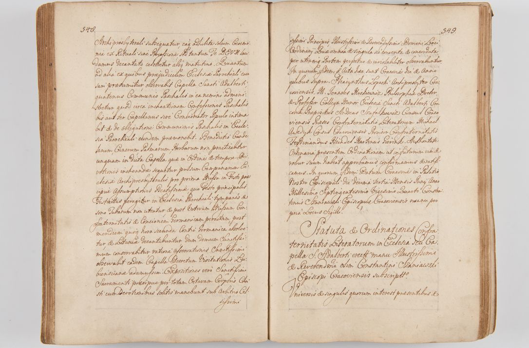 Zdjęcie nr 309 dla obiektu archiwalnego: Acta visitationis ecclesiarum parachialium tum capellarum - oratorium, hospitalium, confraternitatum ac aliorum piorum locorum intra et extra civitatem Cracoviensem consistentium, vigore litterarum specialis commissionis Cel. Principis et. R.D. Andrea Stanislai Kostka in Załuskie Załuski episcopi Cracoviensis ducis Severiensis, per Hyacinthum Łopacki canonicum et archipraesbyterum Cracoviensem, canonicum et archipraesbyterum Cracoviensem, canonicum Sandomieriensem, visitatorem a.D. 1748 et sequentii conscripta