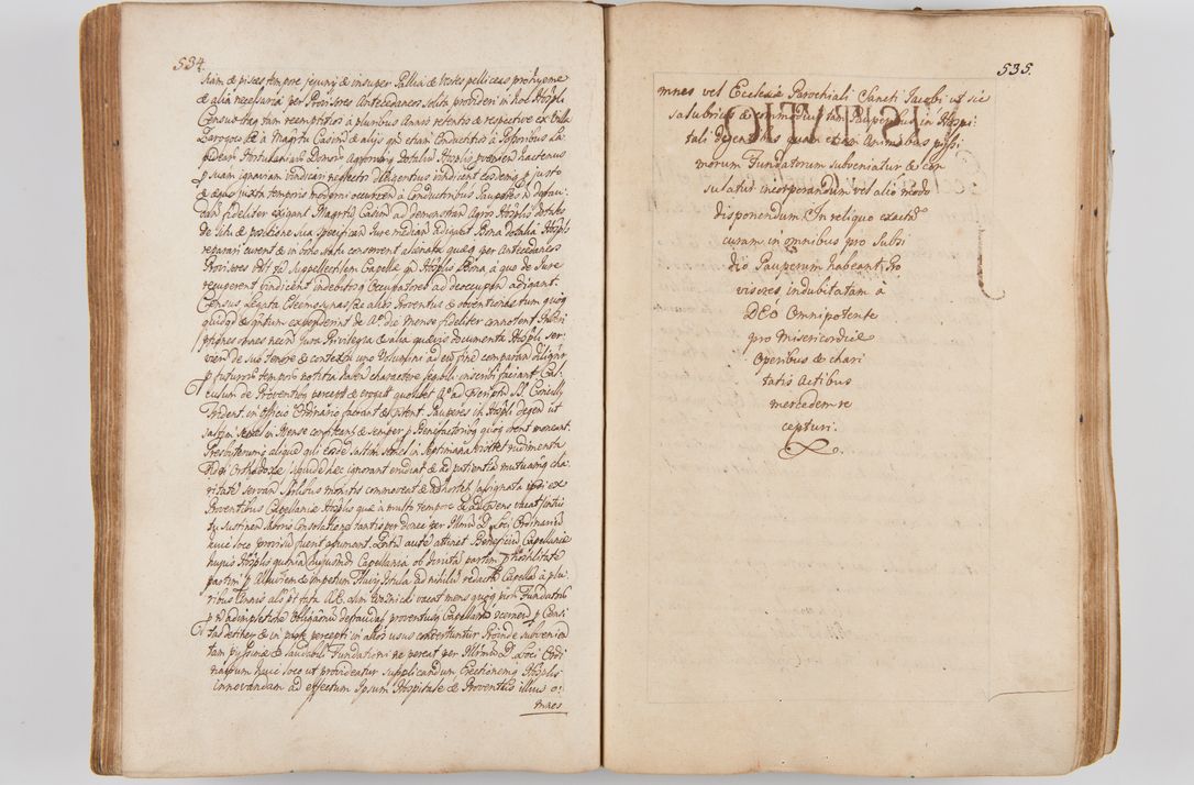 Zdjęcie nr 303 dla obiektu archiwalnego: Acta visitationis ecclesiarum parachialium tum capellarum - oratorium, hospitalium, confraternitatum ac aliorum piorum locorum intra et extra civitatem Cracoviensem consistentium, vigore litterarum specialis commissionis Cel. Principis et. R.D. Andrea Stanislai Kostka in Załuskie Załuski episcopi Cracoviensis ducis Severiensis, per Hyacinthum Łopacki canonicum et archipraesbyterum Cracoviensem, canonicum et archipraesbyterum Cracoviensem, canonicum Sandomieriensem, visitatorem a.D. 1748 et sequentii conscripta