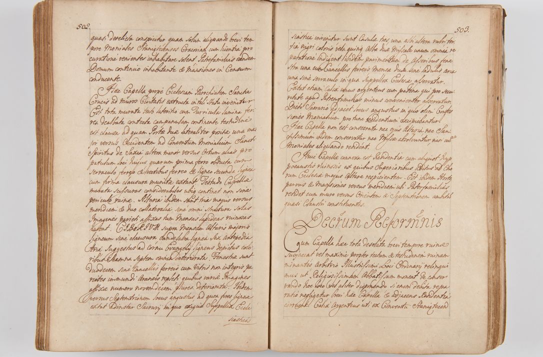 Zdjęcie nr 287 dla obiektu archiwalnego: Acta visitationis ecclesiarum parachialium tum capellarum - oratorium, hospitalium, confraternitatum ac aliorum piorum locorum intra et extra civitatem Cracoviensem consistentium, vigore litterarum specialis commissionis Cel. Principis et. R.D. Andrea Stanislai Kostka in Załuskie Załuski episcopi Cracoviensis ducis Severiensis, per Hyacinthum Łopacki canonicum et archipraesbyterum Cracoviensem, canonicum et archipraesbyterum Cracoviensem, canonicum Sandomieriensem, visitatorem a.D. 1748 et sequentii conscripta