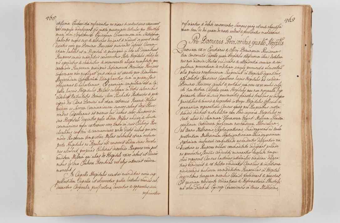 Zdjęcie nr 269 dla obiektu archiwalnego: Acta visitationis ecclesiarum parachialium tum capellarum - oratorium, hospitalium, confraternitatum ac aliorum piorum locorum intra et extra civitatem Cracoviensem consistentium, vigore litterarum specialis commissionis Cel. Principis et. R.D. Andrea Stanislai Kostka in Załuskie Załuski episcopi Cracoviensis ducis Severiensis, per Hyacinthum Łopacki canonicum et archipraesbyterum Cracoviensem, canonicum et archipraesbyterum Cracoviensem, canonicum Sandomieriensem, visitatorem a.D. 1748 et sequentii conscripta