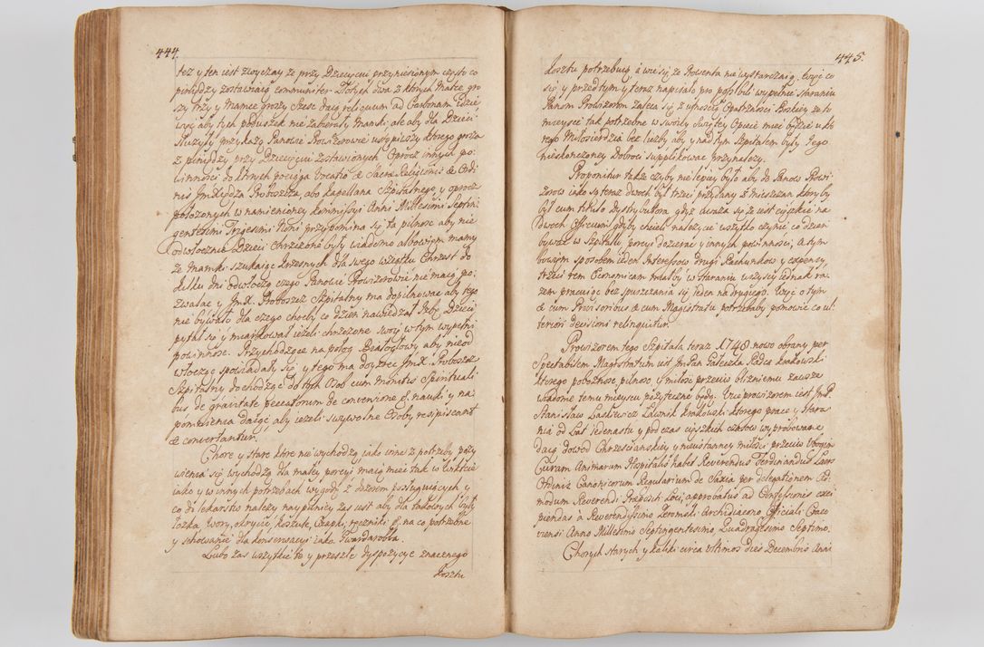 Zdjęcie nr 252 dla obiektu archiwalnego: Acta visitationis ecclesiarum parachialium tum capellarum - oratorium, hospitalium, confraternitatum ac aliorum piorum locorum intra et extra civitatem Cracoviensem consistentium, vigore litterarum specialis commissionis Cel. Principis et. R.D. Andrea Stanislai Kostka in Załuskie Załuski episcopi Cracoviensis ducis Severiensis, per Hyacinthum Łopacki canonicum et archipraesbyterum Cracoviensem, canonicum et archipraesbyterum Cracoviensem, canonicum Sandomieriensem, visitatorem a.D. 1748 et sequentii conscripta