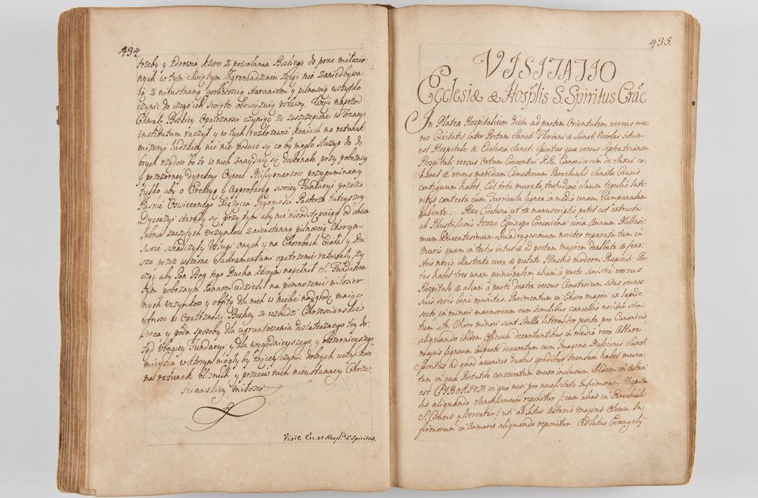 Zdjęcie nr 247 dla obiektu archiwalnego: Acta visitationis ecclesiarum parachialium tum capellarum - oratorium, hospitalium, confraternitatum ac aliorum piorum locorum intra et extra civitatem Cracoviensem consistentium, vigore litterarum specialis commissionis Cel. Principis et. R.D. Andrea Stanislai Kostka in Załuskie Załuski episcopi Cracoviensis ducis Severiensis, per Hyacinthum Łopacki canonicum et archipraesbyterum Cracoviensem, canonicum et archipraesbyterum Cracoviensem, canonicum Sandomieriensem, visitatorem a.D. 1748 et sequentii conscripta