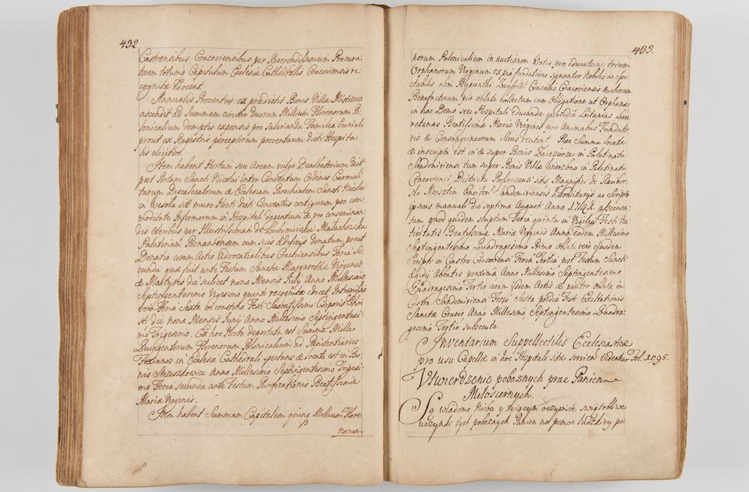 Zdjęcie nr 246 dla obiektu archiwalnego: Acta visitationis ecclesiarum parachialium tum capellarum - oratorium, hospitalium, confraternitatum ac aliorum piorum locorum intra et extra civitatem Cracoviensem consistentium, vigore litterarum specialis commissionis Cel. Principis et. R.D. Andrea Stanislai Kostka in Załuskie Załuski episcopi Cracoviensis ducis Severiensis, per Hyacinthum Łopacki canonicum et archipraesbyterum Cracoviensem, canonicum et archipraesbyterum Cracoviensem, canonicum Sandomieriensem, visitatorem a.D. 1748 et sequentii conscripta