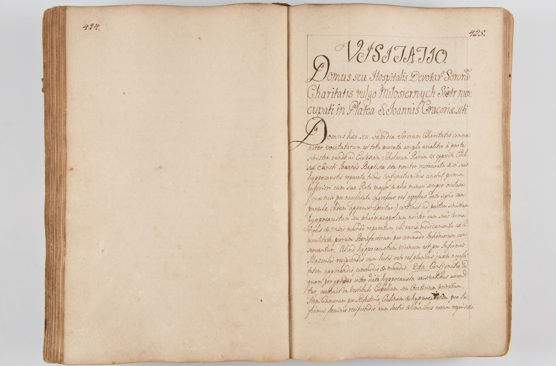 Zdjęcie nr 241 dla obiektu archiwalnego: Acta visitationis ecclesiarum parachialium tum capellarum - oratorium, hospitalium, confraternitatum ac aliorum piorum locorum intra et extra civitatem Cracoviensem consistentium, vigore litterarum specialis commissionis Cel. Principis et. R.D. Andrea Stanislai Kostka in Załuskie Załuski episcopi Cracoviensis ducis Severiensis, per Hyacinthum Łopacki canonicum et archipraesbyterum Cracoviensem, canonicum et archipraesbyterum Cracoviensem, canonicum Sandomieriensem, visitatorem a.D. 1748 et sequentii conscripta
