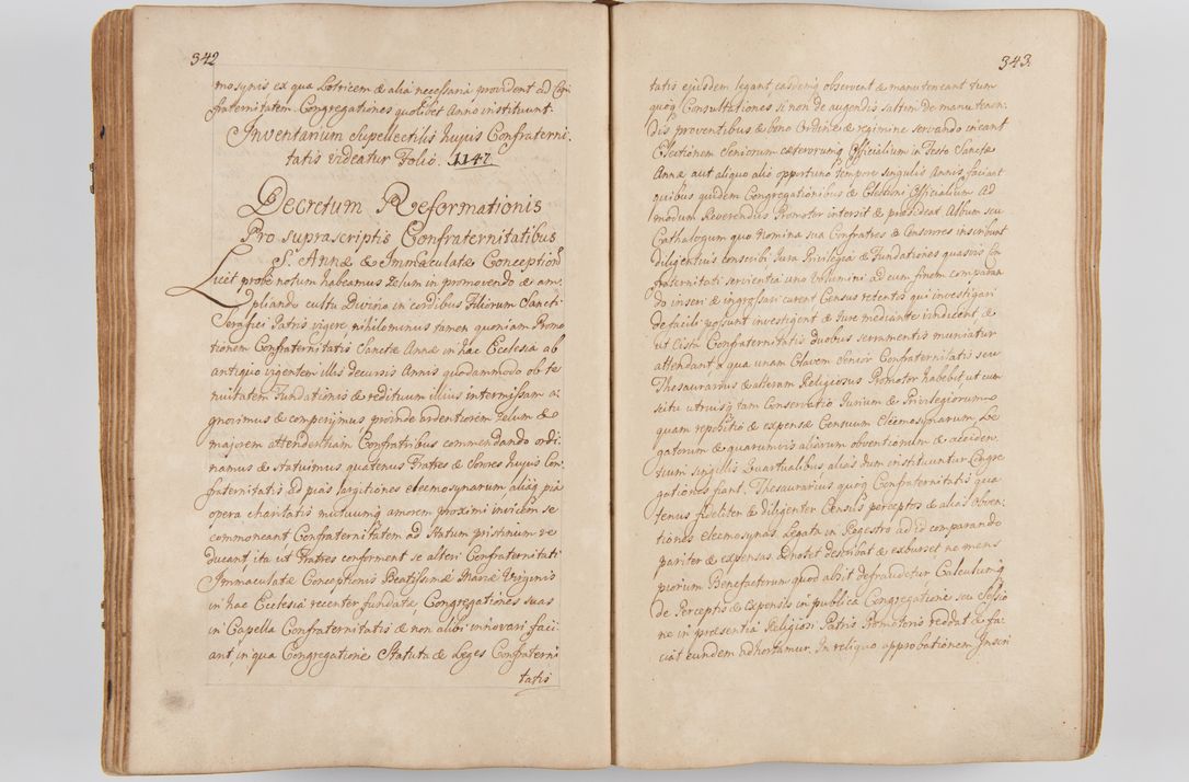 Zdjęcie nr 199 dla obiektu archiwalnego: Acta visitationis ecclesiarum parachialium tum capellarum - oratorium, hospitalium, confraternitatum ac aliorum piorum locorum intra et extra civitatem Cracoviensem consistentium, vigore litterarum specialis commissionis Cel. Principis et. R.D. Andrea Stanislai Kostka in Załuskie Załuski episcopi Cracoviensis ducis Severiensis, per Hyacinthum Łopacki canonicum et archipraesbyterum Cracoviensem, canonicum et archipraesbyterum Cracoviensem, canonicum Sandomieriensem, visitatorem a.D. 1748 et sequentii conscripta