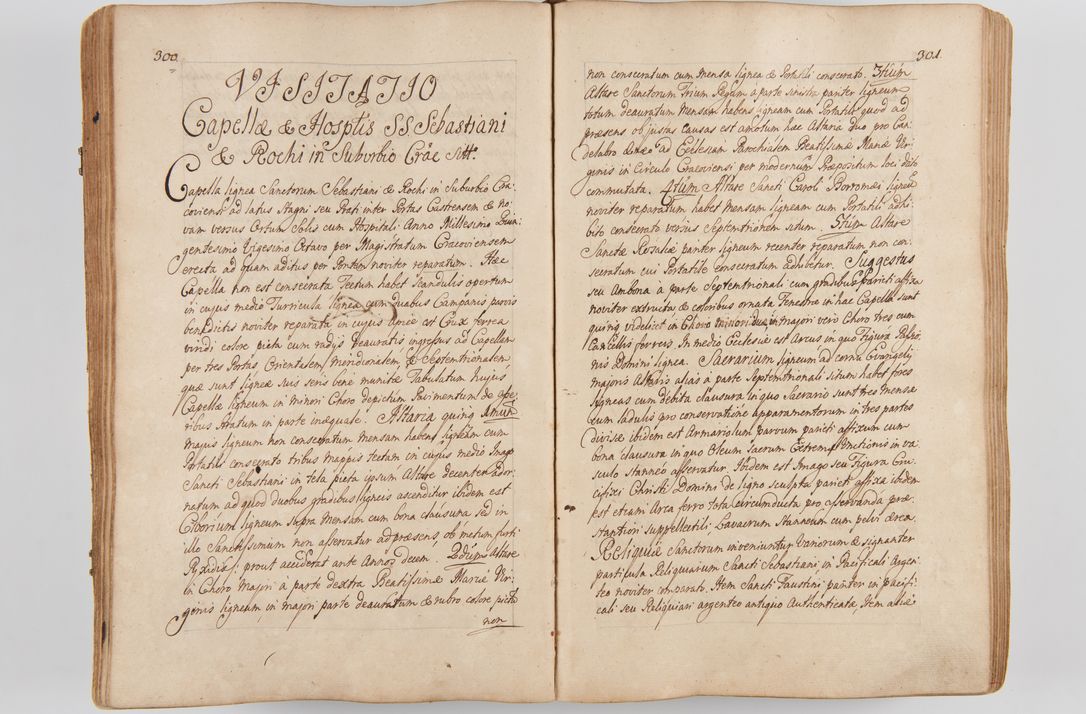 Zdjęcie nr 178 dla obiektu archiwalnego: Acta visitationis ecclesiarum parachialium tum capellarum - oratorium, hospitalium, confraternitatum ac aliorum piorum locorum intra et extra civitatem Cracoviensem consistentium, vigore litterarum specialis commissionis Cel. Principis et. R.D. Andrea Stanislai Kostka in Załuskie Załuski episcopi Cracoviensis ducis Severiensis, per Hyacinthum Łopacki canonicum et archipraesbyterum Cracoviensem, canonicum et archipraesbyterum Cracoviensem, canonicum Sandomieriensem, visitatorem a.D. 1748 et sequentii conscripta