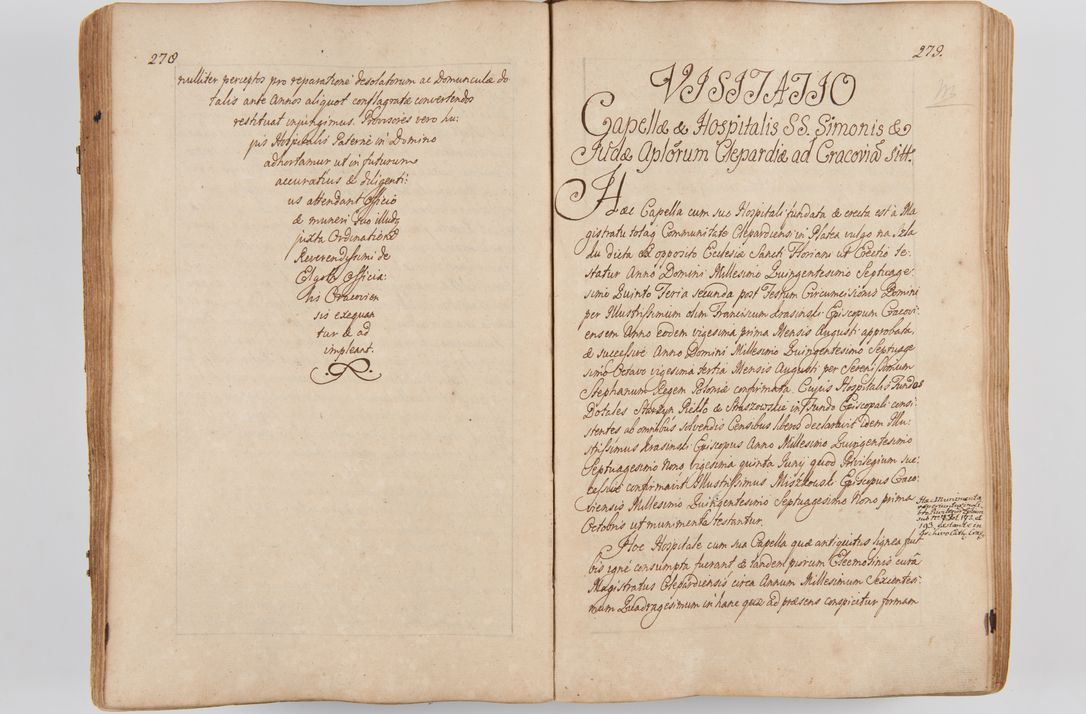 Zdjęcie nr 166 dla obiektu archiwalnego: Acta visitationis ecclesiarum parachialium tum capellarum - oratorium, hospitalium, confraternitatum ac aliorum piorum locorum intra et extra civitatem Cracoviensem consistentium, vigore litterarum specialis commissionis Cel. Principis et. R.D. Andrea Stanislai Kostka in Załuskie Załuski episcopi Cracoviensis ducis Severiensis, per Hyacinthum Łopacki canonicum et archipraesbyterum Cracoviensem, canonicum et archipraesbyterum Cracoviensem, canonicum Sandomieriensem, visitatorem a.D. 1748 et sequentii conscripta