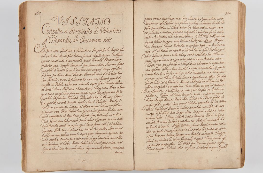 Zdjęcie nr 157 dla obiektu archiwalnego: Acta visitationis ecclesiarum parachialium tum capellarum - oratorium, hospitalium, confraternitatum ac aliorum piorum locorum intra et extra civitatem Cracoviensem consistentium, vigore litterarum specialis commissionis Cel. Principis et. R.D. Andrea Stanislai Kostka in Załuskie Załuski episcopi Cracoviensis ducis Severiensis, per Hyacinthum Łopacki canonicum et archipraesbyterum Cracoviensem, canonicum et archipraesbyterum Cracoviensem, canonicum Sandomieriensem, visitatorem a.D. 1748 et sequentii conscripta