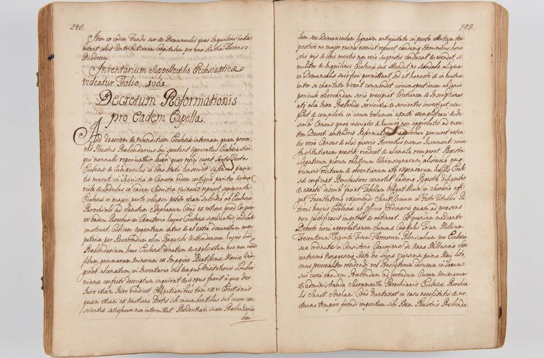 Zdjęcie nr 149 dla obiektu archiwalnego: Acta visitationis ecclesiarum parachialium tum capellarum - oratorium, hospitalium, confraternitatum ac aliorum piorum locorum intra et extra civitatem Cracoviensem consistentium, vigore litterarum specialis commissionis Cel. Principis et. R.D. Andrea Stanislai Kostka in Załuskie Załuski episcopi Cracoviensis ducis Severiensis, per Hyacinthum Łopacki canonicum et archipraesbyterum Cracoviensem, canonicum et archipraesbyterum Cracoviensem, canonicum Sandomieriensem, visitatorem a.D. 1748 et sequentii conscripta