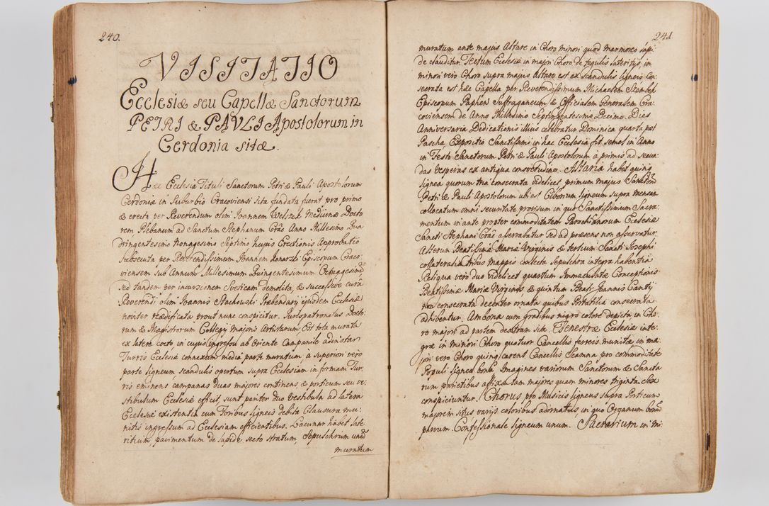 Zdjęcie nr 145 dla obiektu archiwalnego: Acta visitationis ecclesiarum parachialium tum capellarum - oratorium, hospitalium, confraternitatum ac aliorum piorum locorum intra et extra civitatem Cracoviensem consistentium, vigore litterarum specialis commissionis Cel. Principis et. R.D. Andrea Stanislai Kostka in Załuskie Załuski episcopi Cracoviensis ducis Severiensis, per Hyacinthum Łopacki canonicum et archipraesbyterum Cracoviensem, canonicum et archipraesbyterum Cracoviensem, canonicum Sandomieriensem, visitatorem a.D. 1748 et sequentii conscripta