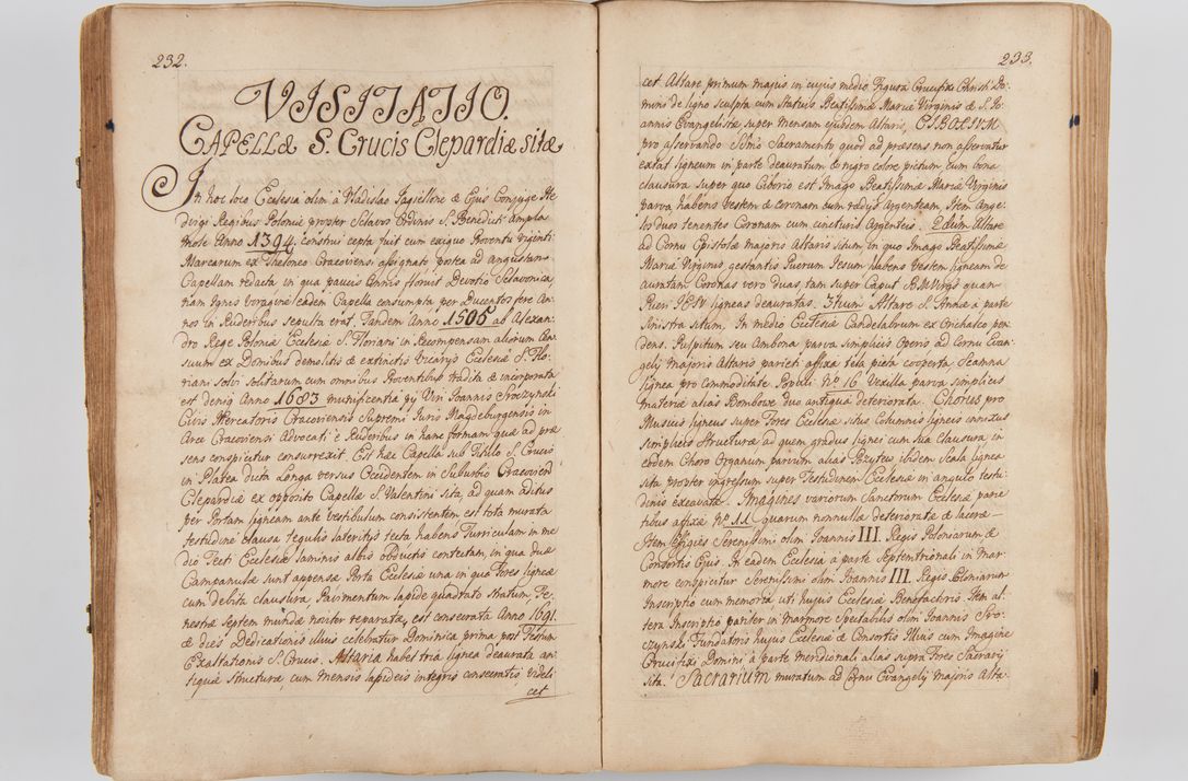 Zdjęcie nr 140 dla obiektu archiwalnego: Acta visitationis ecclesiarum parachialium tum capellarum - oratorium, hospitalium, confraternitatum ac aliorum piorum locorum intra et extra civitatem Cracoviensem consistentium, vigore litterarum specialis commissionis Cel. Principis et. R.D. Andrea Stanislai Kostka in Załuskie Załuski episcopi Cracoviensis ducis Severiensis, per Hyacinthum Łopacki canonicum et archipraesbyterum Cracoviensem, canonicum et archipraesbyterum Cracoviensem, canonicum Sandomieriensem, visitatorem a.D. 1748 et sequentii conscripta