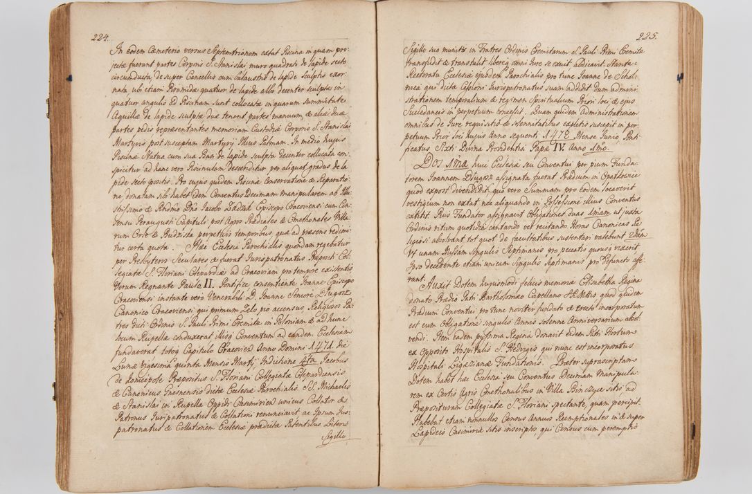 Zdjęcie nr 135 dla obiektu archiwalnego: Acta visitationis ecclesiarum parachialium tum capellarum - oratorium, hospitalium, confraternitatum ac aliorum piorum locorum intra et extra civitatem Cracoviensem consistentium, vigore litterarum specialis commissionis Cel. Principis et. R.D. Andrea Stanislai Kostka in Załuskie Załuski episcopi Cracoviensis ducis Severiensis, per Hyacinthum Łopacki canonicum et archipraesbyterum Cracoviensem, canonicum et archipraesbyterum Cracoviensem, canonicum Sandomieriensem, visitatorem a.D. 1748 et sequentii conscripta