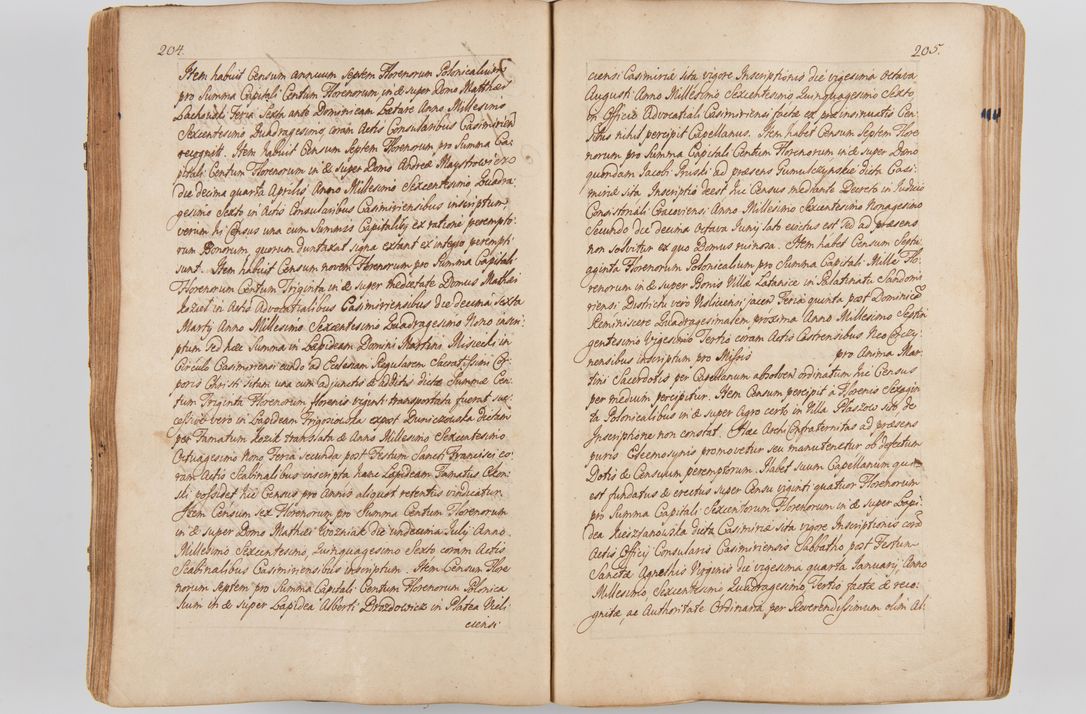 Zdjęcie nr 123 dla obiektu archiwalnego: Acta visitationis ecclesiarum parachialium tum capellarum - oratorium, hospitalium, confraternitatum ac aliorum piorum locorum intra et extra civitatem Cracoviensem consistentium, vigore litterarum specialis commissionis Cel. Principis et. R.D. Andrea Stanislai Kostka in Załuskie Załuski episcopi Cracoviensis ducis Severiensis, per Hyacinthum Łopacki canonicum et archipraesbyterum Cracoviensem, canonicum et archipraesbyterum Cracoviensem, canonicum Sandomieriensem, visitatorem a.D. 1748 et sequentii conscripta