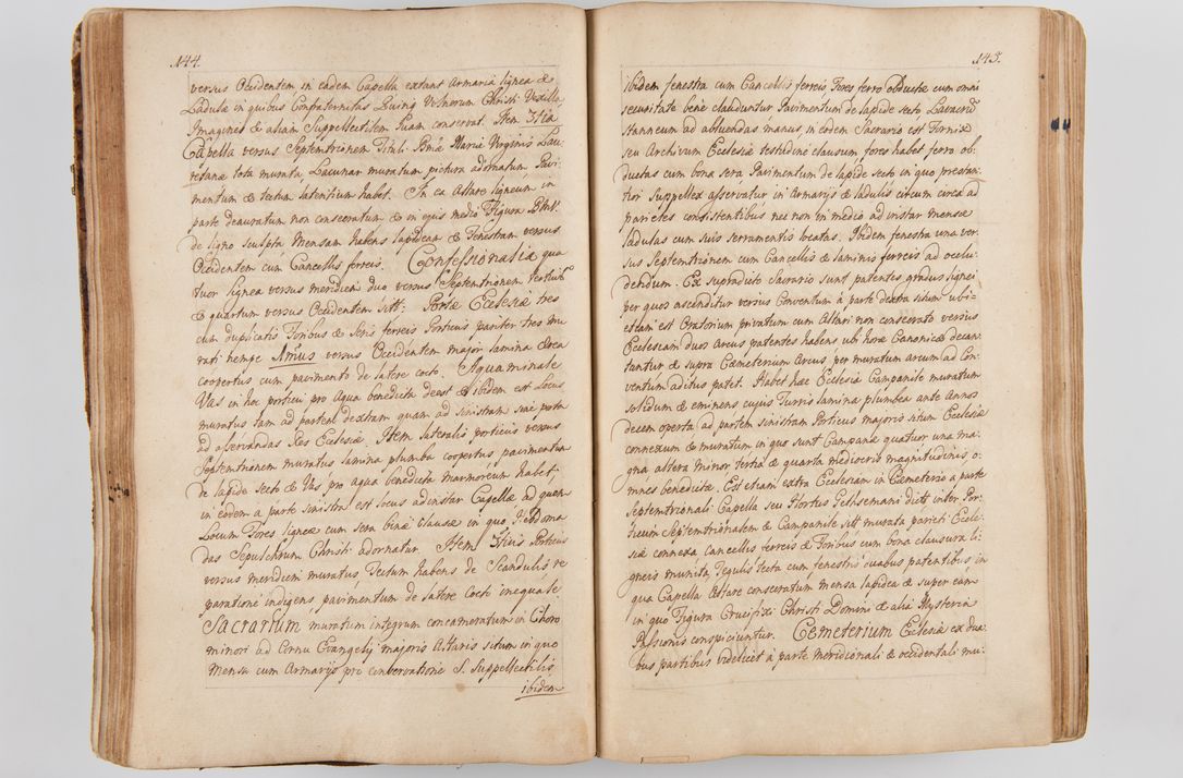 Zdjęcie nr 88 dla obiektu archiwalnego: Acta visitationis ecclesiarum parachialium tum capellarum - oratorium, hospitalium, confraternitatum ac aliorum piorum locorum intra et extra civitatem Cracoviensem consistentium, vigore litterarum specialis commissionis Cel. Principis et. R.D. Andrea Stanislai Kostka in Załuskie Załuski episcopi Cracoviensis ducis Severiensis, per Hyacinthum Łopacki canonicum et archipraesbyterum Cracoviensem, canonicum et archipraesbyterum Cracoviensem, canonicum Sandomieriensem, visitatorem a.D. 1748 et sequentii conscripta