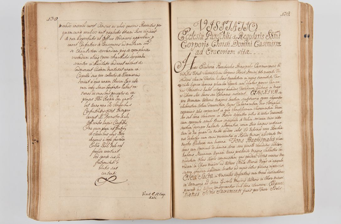 Zdjęcie nr 85 dla obiektu archiwalnego: Acta visitationis ecclesiarum parachialium tum capellarum - oratorium, hospitalium, confraternitatum ac aliorum piorum locorum intra et extra civitatem Cracoviensem consistentium, vigore litterarum specialis commissionis Cel. Principis et. R.D. Andrea Stanislai Kostka in Załuskie Załuski episcopi Cracoviensis ducis Severiensis, per Hyacinthum Łopacki canonicum et archipraesbyterum Cracoviensem, canonicum et archipraesbyterum Cracoviensem, canonicum Sandomieriensem, visitatorem a.D. 1748 et sequentii conscripta