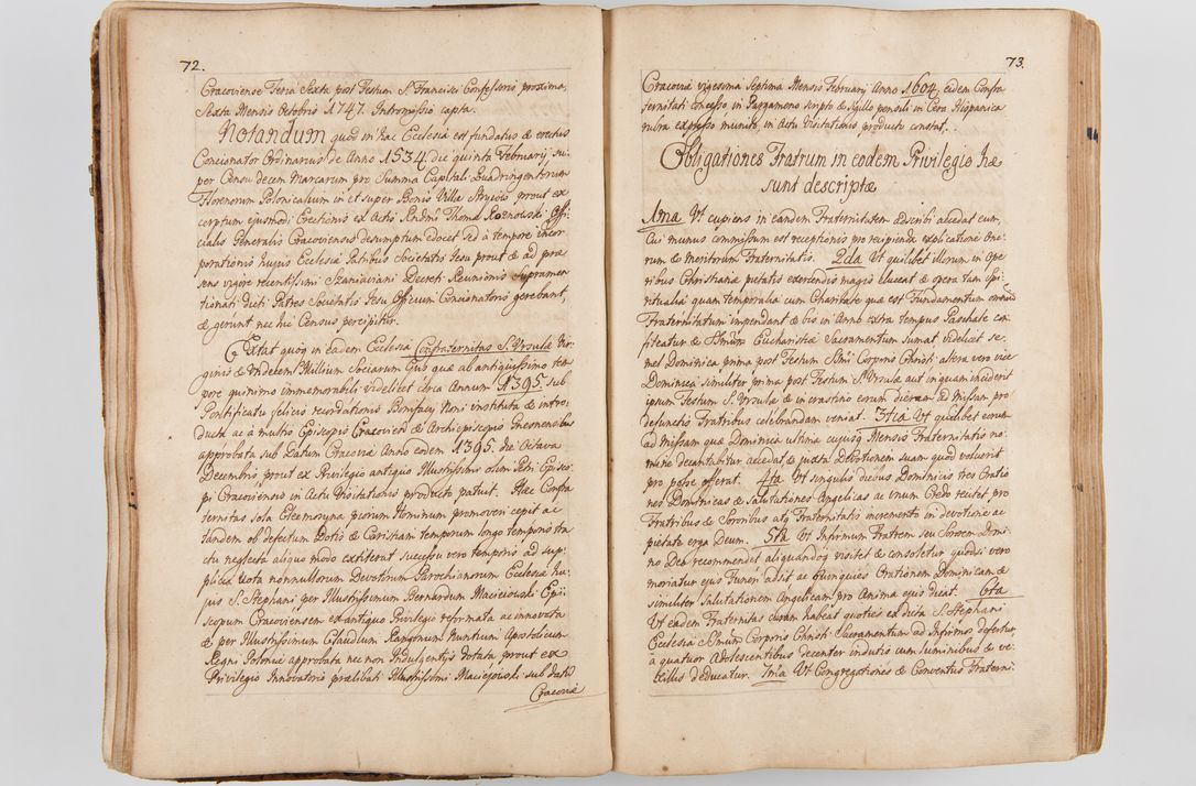 Zdjęcie nr 52 dla obiektu archiwalnego: Acta visitationis ecclesiarum parachialium tum capellarum - oratorium, hospitalium, confraternitatum ac aliorum piorum locorum intra et extra civitatem Cracoviensem consistentium, vigore litterarum specialis commissionis Cel. Principis et. R.D. Andrea Stanislai Kostka in Załuskie Załuski episcopi Cracoviensis ducis Severiensis, per Hyacinthum Łopacki canonicum et archipraesbyterum Cracoviensem, canonicum et archipraesbyterum Cracoviensem, canonicum Sandomieriensem, visitatorem a.D. 1748 et sequentii conscripta