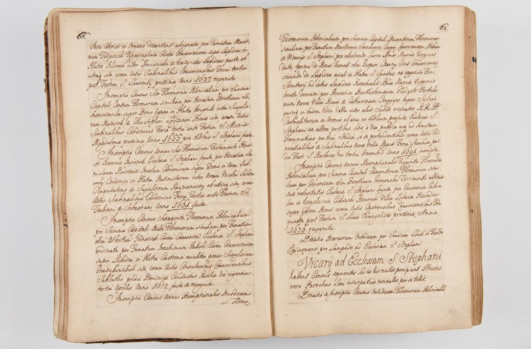 Zdjęcie nr 48 dla obiektu archiwalnego: Acta visitationis ecclesiarum parachialium tum capellarum - oratorium, hospitalium, confraternitatum ac aliorum piorum locorum intra et extra civitatem Cracoviensem consistentium, vigore litterarum specialis commissionis Cel. Principis et. R.D. Andrea Stanislai Kostka in Załuskie Załuski episcopi Cracoviensis ducis Severiensis, per Hyacinthum Łopacki canonicum et archipraesbyterum Cracoviensem, canonicum et archipraesbyterum Cracoviensem, canonicum Sandomieriensem, visitatorem a.D. 1748 et sequentii conscripta