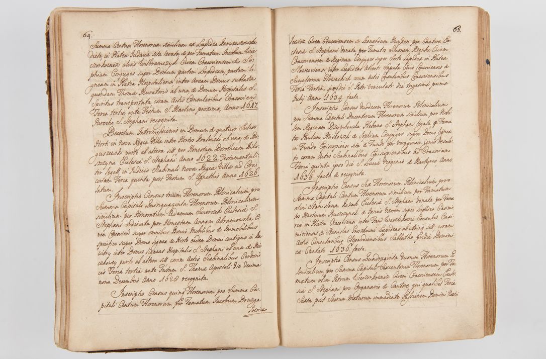 Zdjęcie nr 47 dla obiektu archiwalnego: Acta visitationis ecclesiarum parachialium tum capellarum - oratorium, hospitalium, confraternitatum ac aliorum piorum locorum intra et extra civitatem Cracoviensem consistentium, vigore litterarum specialis commissionis Cel. Principis et. R.D. Andrea Stanislai Kostka in Załuskie Załuski episcopi Cracoviensis ducis Severiensis, per Hyacinthum Łopacki canonicum et archipraesbyterum Cracoviensem, canonicum et archipraesbyterum Cracoviensem, canonicum Sandomieriensem, visitatorem a.D. 1748 et sequentii conscripta