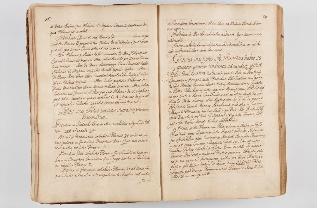 Zdjęcie nr 43 dla obiektu archiwalnego: Acta visitationis ecclesiarum parachialium tum capellarum - oratorium, hospitalium, confraternitatum ac aliorum piorum locorum intra et extra civitatem Cracoviensem consistentium, vigore litterarum specialis commissionis Cel. Principis et. R.D. Andrea Stanislai Kostka in Załuskie Załuski episcopi Cracoviensis ducis Severiensis, per Hyacinthum Łopacki canonicum et archipraesbyterum Cracoviensem, canonicum et archipraesbyterum Cracoviensem, canonicum Sandomieriensem, visitatorem a.D. 1748 et sequentii conscripta