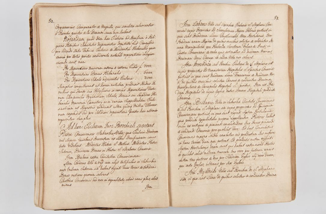 Zdjęcie nr 41 dla obiektu archiwalnego: Acta visitationis ecclesiarum parachialium tum capellarum - oratorium, hospitalium, confraternitatum ac aliorum piorum locorum intra et extra civitatem Cracoviensem consistentium, vigore litterarum specialis commissionis Cel. Principis et. R.D. Andrea Stanislai Kostka in Załuskie Załuski episcopi Cracoviensis ducis Severiensis, per Hyacinthum Łopacki canonicum et archipraesbyterum Cracoviensem, canonicum et archipraesbyterum Cracoviensem, canonicum Sandomieriensem, visitatorem a.D. 1748 et sequentii conscripta