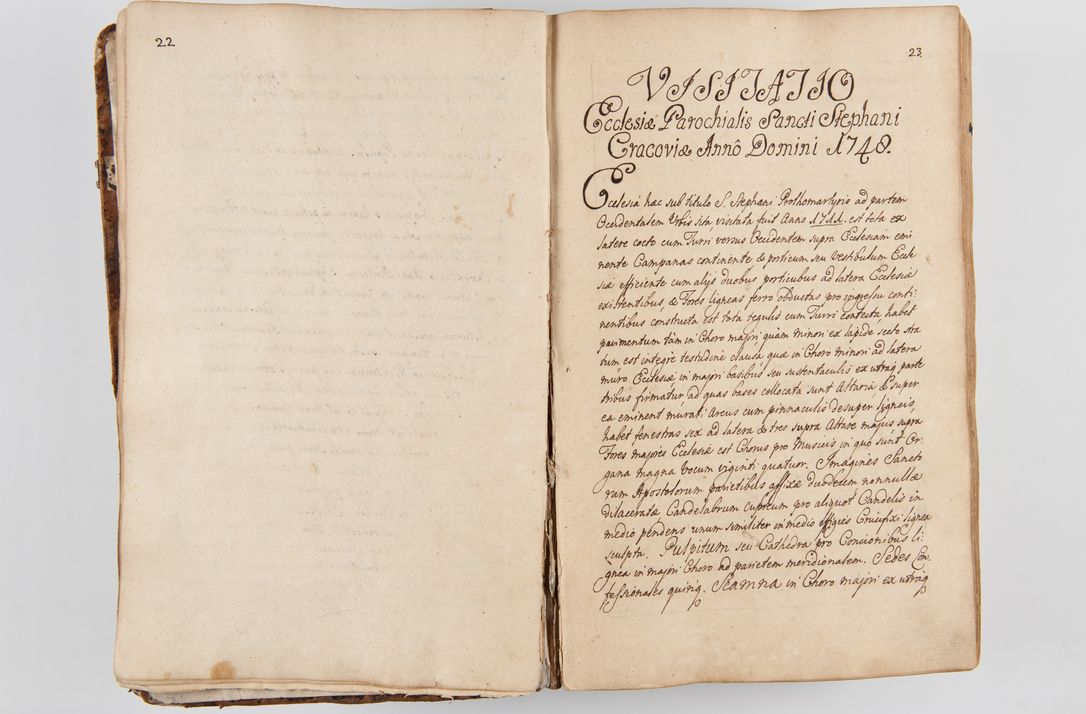 Zdjęcie nr 25 dla obiektu archiwalnego: Acta visitationis ecclesiarum parachialium tum capellarum - oratorium, hospitalium, confraternitatum ac aliorum piorum locorum intra et extra civitatem Cracoviensem consistentium, vigore litterarum specialis commissionis Cel. Principis et. R.D. Andrea Stanislai Kostka in Załuskie Załuski episcopi Cracoviensis ducis Severiensis, per Hyacinthum Łopacki canonicum et archipraesbyterum Cracoviensem, canonicum et archipraesbyterum Cracoviensem, canonicum Sandomieriensem, visitatorem a.D. 1748 et sequentii conscripta