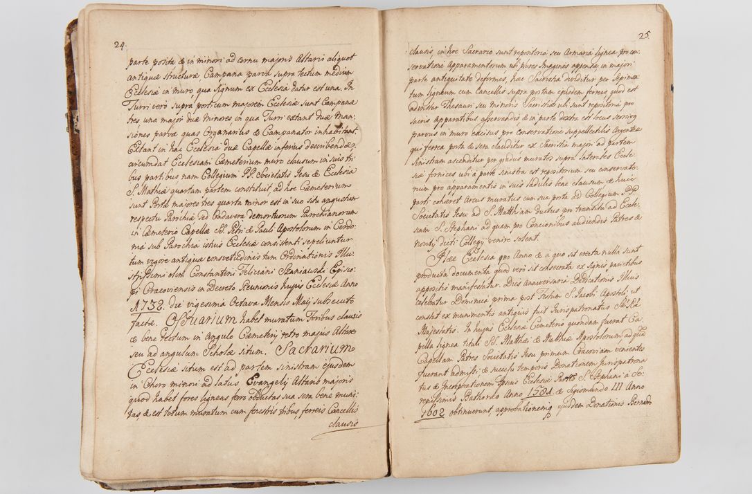 Zdjęcie nr 26 dla obiektu archiwalnego: Acta visitationis ecclesiarum parachialium tum capellarum - oratorium, hospitalium, confraternitatum ac aliorum piorum locorum intra et extra civitatem Cracoviensem consistentium, vigore litterarum specialis commissionis Cel. Principis et. R.D. Andrea Stanislai Kostka in Załuskie Załuski episcopi Cracoviensis ducis Severiensis, per Hyacinthum Łopacki canonicum et archipraesbyterum Cracoviensem, canonicum et archipraesbyterum Cracoviensem, canonicum Sandomieriensem, visitatorem a.D. 1748 et sequentii conscripta