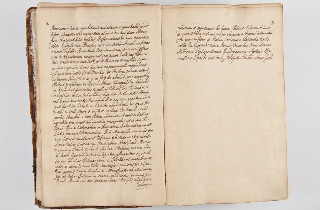 Zdjęcie nr 18 dla obiektu archiwalnego: Acta visitationis ecclesiarum parachialium tum capellarum - oratorium, hospitalium, confraternitatum ac aliorum piorum locorum intra et extra civitatem Cracoviensem consistentium, vigore litterarum specialis commissionis Cel. Principis et. R.D. Andrea Stanislai Kostka in Załuskie Załuski episcopi Cracoviensis ducis Severiensis, per Hyacinthum Łopacki canonicum et archipraesbyterum Cracoviensem, canonicum et archipraesbyterum Cracoviensem, canonicum Sandomieriensem, visitatorem a.D. 1748 et sequentii conscripta
