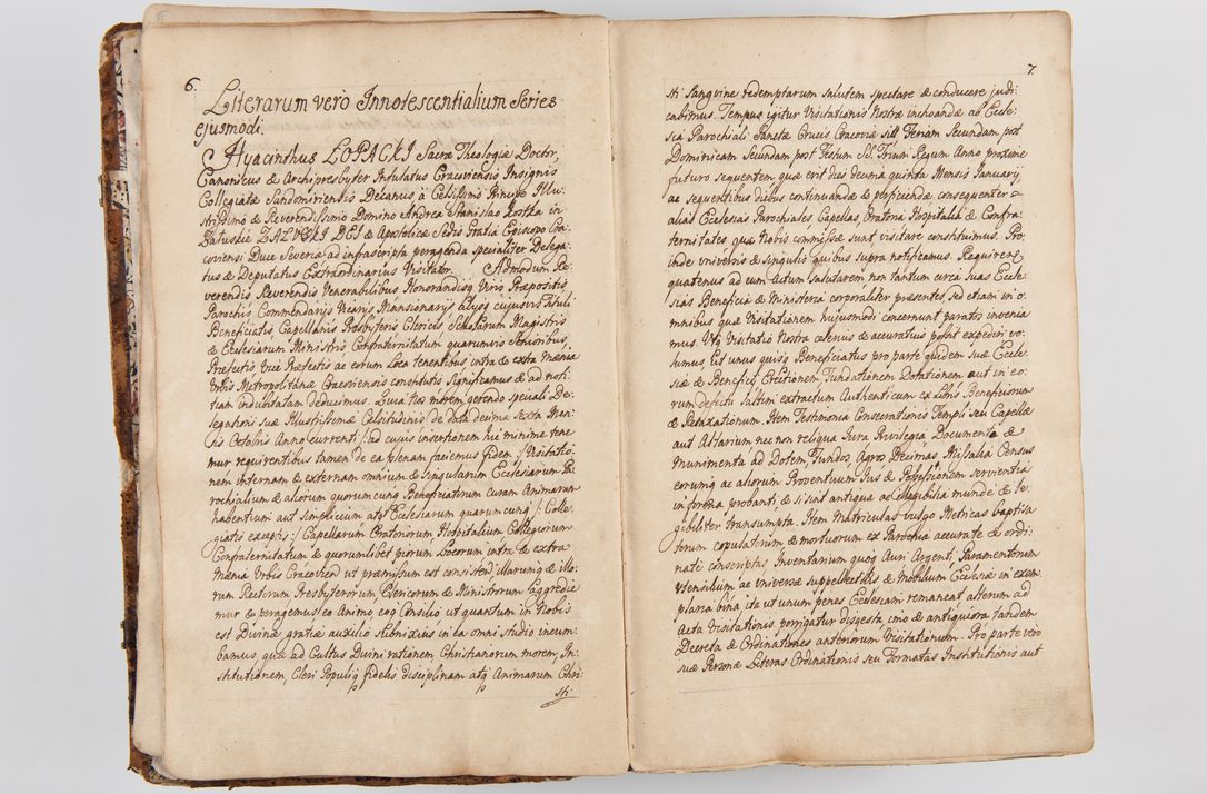 Zdjęcie nr 17 dla obiektu archiwalnego: Acta visitationis ecclesiarum parachialium tum capellarum - oratorium, hospitalium, confraternitatum ac aliorum piorum locorum intra et extra civitatem Cracoviensem consistentium, vigore litterarum specialis commissionis Cel. Principis et. R.D. Andrea Stanislai Kostka in Załuskie Załuski episcopi Cracoviensis ducis Severiensis, per Hyacinthum Łopacki canonicum et archipraesbyterum Cracoviensem, canonicum et archipraesbyterum Cracoviensem, canonicum Sandomieriensem, visitatorem a.D. 1748 et sequentii conscripta