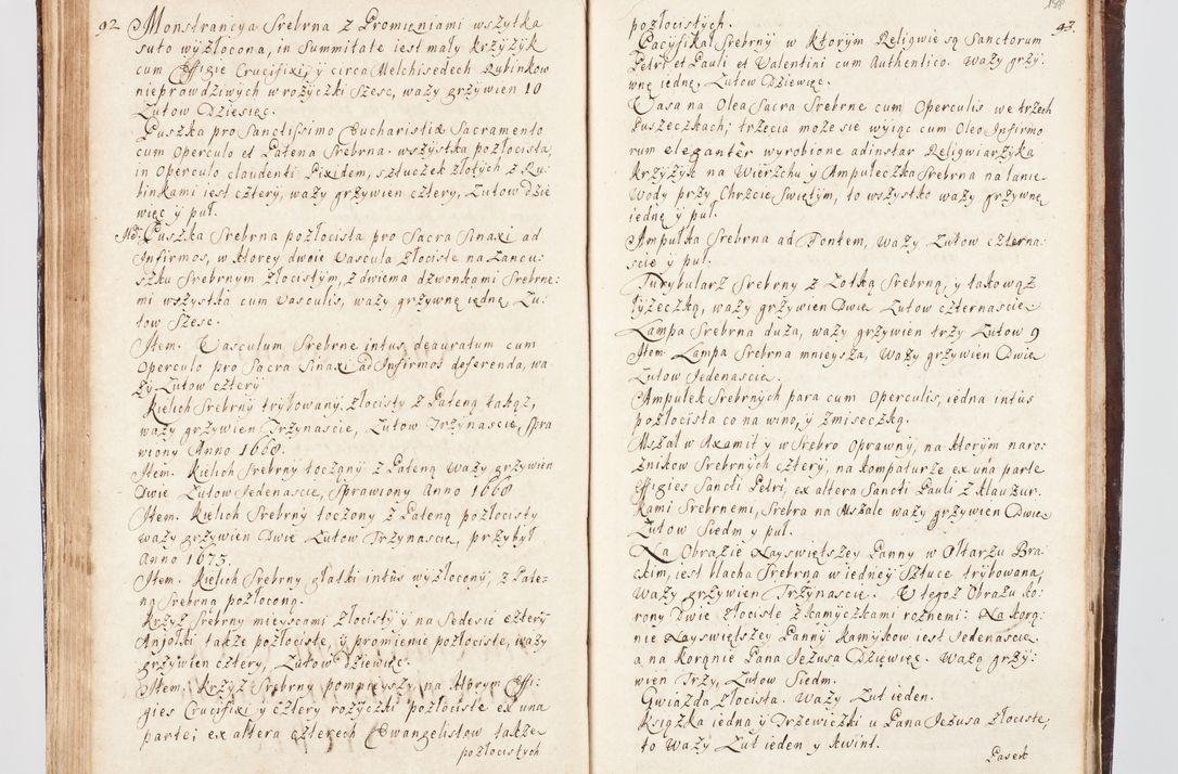 Zdjęcie nr 222 dla obiektu archiwalnego: Visitatio ecclesiarum parachialium, praebendarum, capellarum, hospitalium, confraternitatum, nec non beneficiorum in decanatu Scalensi Kostka comitis in Załuskie Załuski, episcopi Cracoviensis, ducis Severiae per me Andream Nehrebecki S.Th.D., Insignis Collegiatae Sandomieriensis canonicum et scholasticum Scarbimieiensem, delegatum et deputatum extraordinarium visitatorem a.D. 1748 die 23 mensis Aprilis inchoata, ac successivo anno eodem 1748 diec 24 Octobris finita