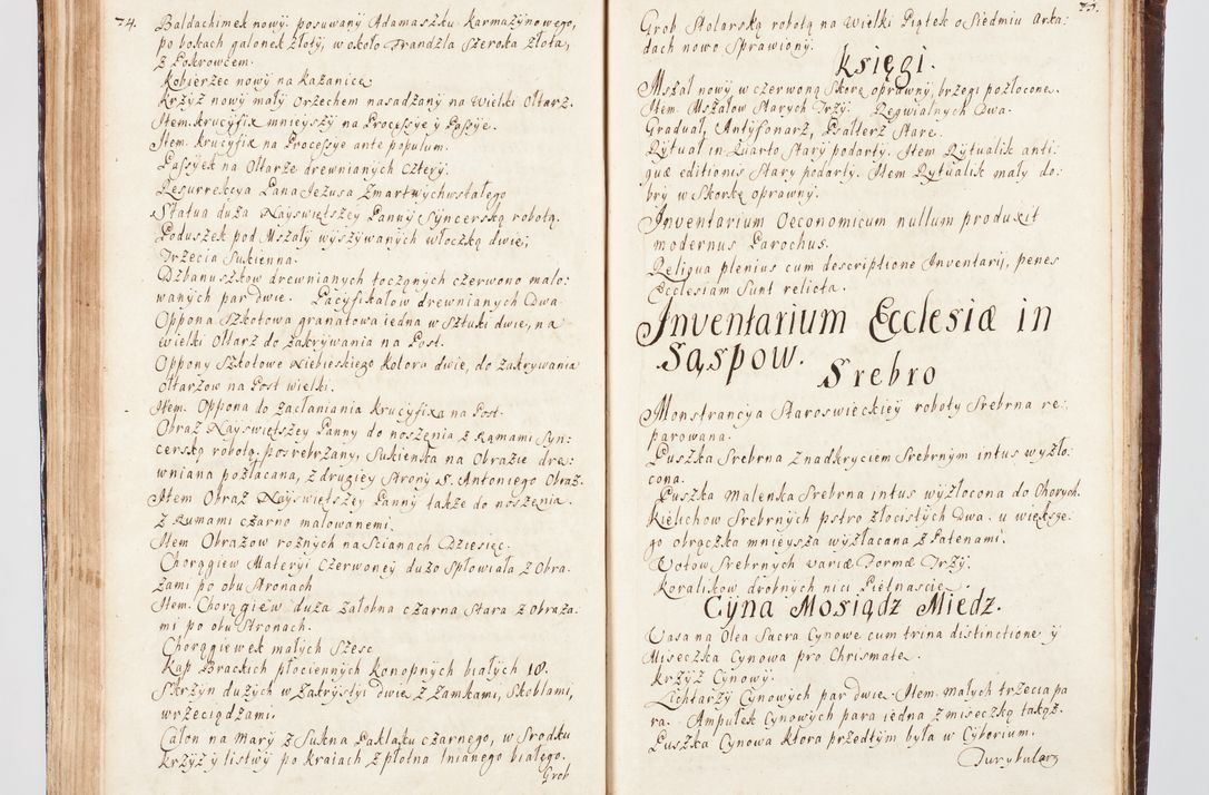 Zdjęcie nr 213 dla obiektu archiwalnego: Visitatio ecclesiarum parachialium, praebendarum, capellarum, hospitalium, confraternitatum, nec non beneficiorum in decanatu Scalensi Kostka comitis in Załuskie Załuski, episcopi Cracoviensis, ducis Severiae per me Andream Nehrebecki S.Th.D., Insignis Collegiatae Sandomieriensis canonicum et scholasticum Scarbimieiensem, delegatum et deputatum extraordinarium visitatorem a.D. 1748 die 23 mensis Aprilis inchoata, ac successivo anno eodem 1748 diec 24 Octobris finita