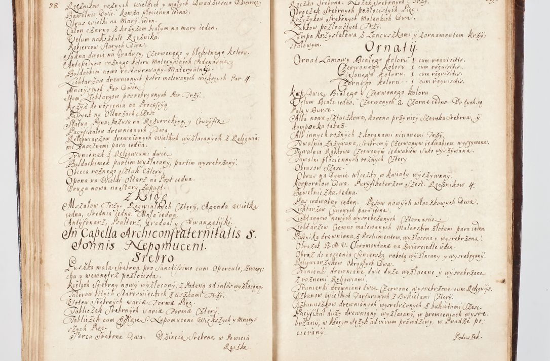Zdjęcie nr 194 dla obiektu archiwalnego: Visitatio ecclesiarum parachialium, praebendarum, capellarum, hospitalium, confraternitatum, nec non beneficiorum in decanatu Scalensi Kostka comitis in Załuskie Załuski, episcopi Cracoviensis, ducis Severiae per me Andream Nehrebecki S.Th.D., Insignis Collegiatae Sandomieriensis canonicum et scholasticum Scarbimieiensem, delegatum et deputatum extraordinarium visitatorem a.D. 1748 die 23 mensis Aprilis inchoata, ac successivo anno eodem 1748 diec 24 Octobris finita
