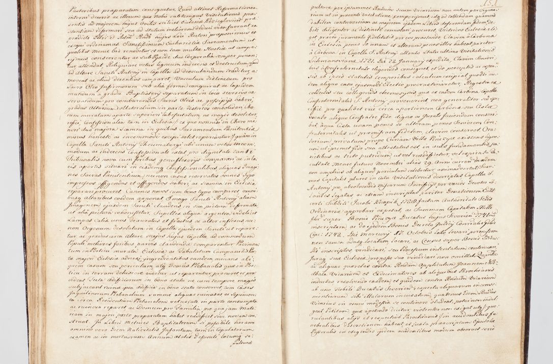 Zdjęcie nr 173 dla obiektu archiwalnego: Visitatio ecclesiarum parachialium, praebendarum, capellarum, hospitalium, confraternitatum, nec non beneficiorum in decanatu Scalensi Kostka comitis in Załuskie Załuski, episcopi Cracoviensis, ducis Severiae per me Andream Nehrebecki S.Th.D., Insignis Collegiatae Sandomieriensis canonicum et scholasticum Scarbimieiensem, delegatum et deputatum extraordinarium visitatorem a.D. 1748 die 23 mensis Aprilis inchoata, ac successivo anno eodem 1748 diec 24 Octobris finita