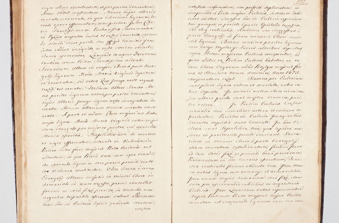 Zdjęcie nr 159 dla obiektu archiwalnego: Visitatio ecclesiarum parachialium, praebendarum, capellarum, hospitalium, confraternitatum, nec non beneficiorum in decanatu Scalensi Kostka comitis in Załuskie Załuski, episcopi Cracoviensis, ducis Severiae per me Andream Nehrebecki S.Th.D., Insignis Collegiatae Sandomieriensis canonicum et scholasticum Scarbimieiensem, delegatum et deputatum extraordinarium visitatorem a.D. 1748 die 23 mensis Aprilis inchoata, ac successivo anno eodem 1748 diec 24 Octobris finita
