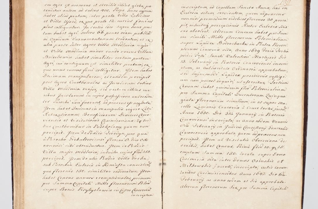 Zdjęcie nr 154 dla obiektu archiwalnego: Visitatio ecclesiarum parachialium, praebendarum, capellarum, hospitalium, confraternitatum, nec non beneficiorum in decanatu Scalensi Kostka comitis in Załuskie Załuski, episcopi Cracoviensis, ducis Severiae per me Andream Nehrebecki S.Th.D., Insignis Collegiatae Sandomieriensis canonicum et scholasticum Scarbimieiensem, delegatum et deputatum extraordinarium visitatorem a.D. 1748 die 23 mensis Aprilis inchoata, ac successivo anno eodem 1748 diec 24 Octobris finita