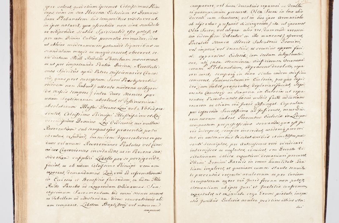 Zdjęcie nr 151 dla obiektu archiwalnego: Visitatio ecclesiarum parachialium, praebendarum, capellarum, hospitalium, confraternitatum, nec non beneficiorum in decanatu Scalensi Kostka comitis in Załuskie Załuski, episcopi Cracoviensis, ducis Severiae per me Andream Nehrebecki S.Th.D., Insignis Collegiatae Sandomieriensis canonicum et scholasticum Scarbimieiensem, delegatum et deputatum extraordinarium visitatorem a.D. 1748 die 23 mensis Aprilis inchoata, ac successivo anno eodem 1748 diec 24 Octobris finita