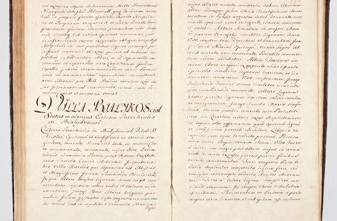 Zdjęcie nr 147 dla obiektu archiwalnego: Visitatio ecclesiarum parachialium, praebendarum, capellarum, hospitalium, confraternitatum, nec non beneficiorum in decanatu Scalensi Kostka comitis in Załuskie Załuski, episcopi Cracoviensis, ducis Severiae per me Andream Nehrebecki S.Th.D., Insignis Collegiatae Sandomieriensis canonicum et scholasticum Scarbimieiensem, delegatum et deputatum extraordinarium visitatorem a.D. 1748 die 23 mensis Aprilis inchoata, ac successivo anno eodem 1748 diec 24 Octobris finita