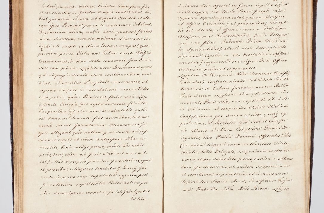 Zdjęcie nr 130 dla obiektu archiwalnego: Visitatio ecclesiarum parachialium, praebendarum, capellarum, hospitalium, confraternitatum, nec non beneficiorum in decanatu Scalensi Kostka comitis in Załuskie Załuski, episcopi Cracoviensis, ducis Severiae per me Andream Nehrebecki S.Th.D., Insignis Collegiatae Sandomieriensis canonicum et scholasticum Scarbimieiensem, delegatum et deputatum extraordinarium visitatorem a.D. 1748 die 23 mensis Aprilis inchoata, ac successivo anno eodem 1748 diec 24 Octobris finita