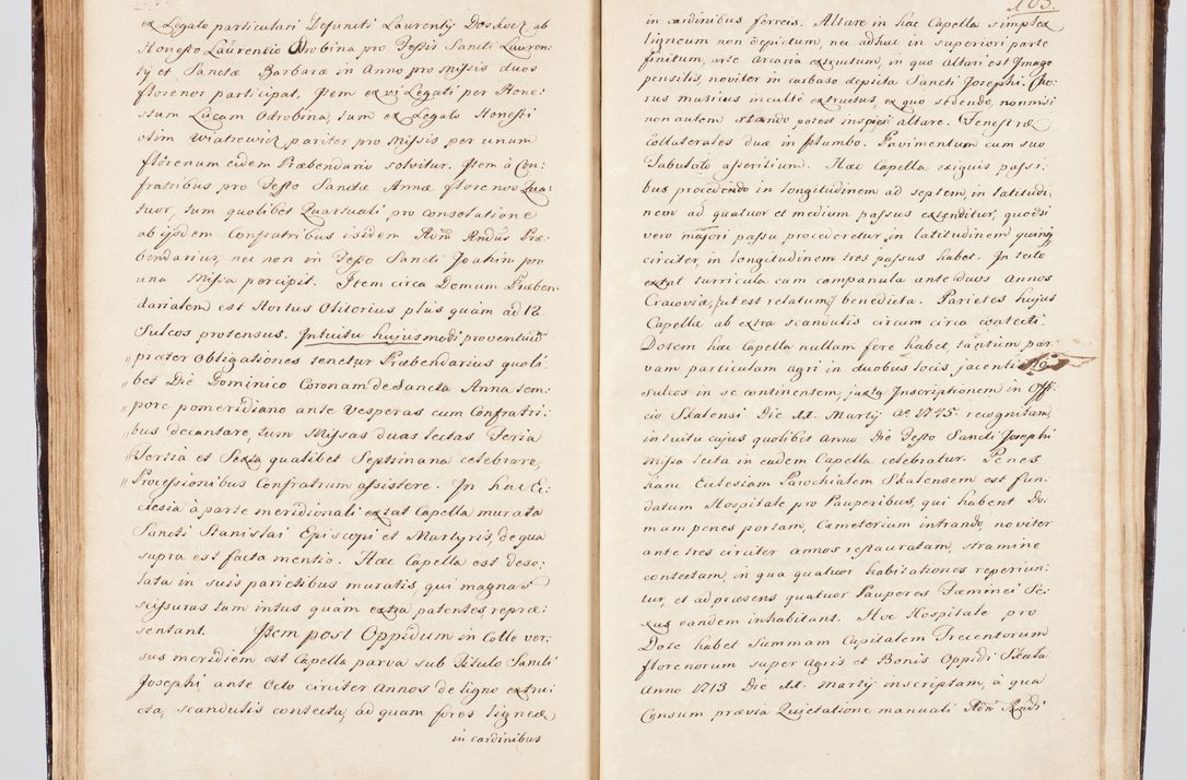 Zdjęcie nr 126 dla obiektu archiwalnego: Visitatio ecclesiarum parachialium, praebendarum, capellarum, hospitalium, confraternitatum, nec non beneficiorum in decanatu Scalensi Kostka comitis in Załuskie Załuski, episcopi Cracoviensis, ducis Severiae per me Andream Nehrebecki S.Th.D., Insignis Collegiatae Sandomieriensis canonicum et scholasticum Scarbimieiensem, delegatum et deputatum extraordinarium visitatorem a.D. 1748 die 23 mensis Aprilis inchoata, ac successivo anno eodem 1748 diec 24 Octobris finita