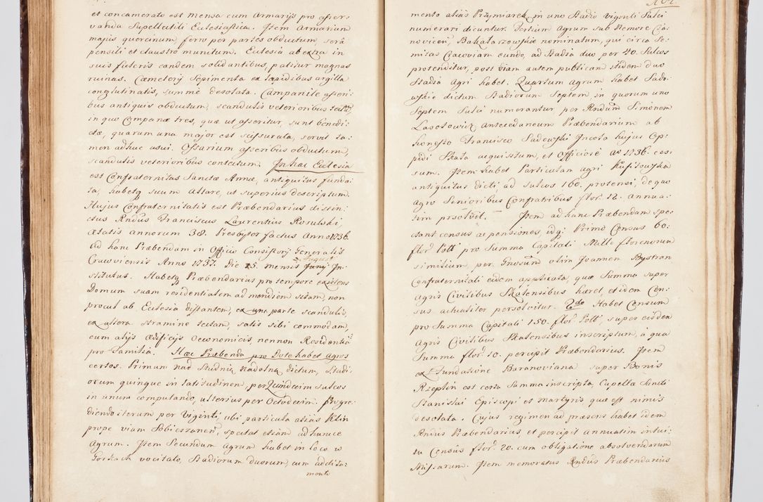 Zdjęcie nr 125 dla obiektu archiwalnego: Visitatio ecclesiarum parachialium, praebendarum, capellarum, hospitalium, confraternitatum, nec non beneficiorum in decanatu Scalensi Kostka comitis in Załuskie Załuski, episcopi Cracoviensis, ducis Severiae per me Andream Nehrebecki S.Th.D., Insignis Collegiatae Sandomieriensis canonicum et scholasticum Scarbimieiensem, delegatum et deputatum extraordinarium visitatorem a.D. 1748 die 23 mensis Aprilis inchoata, ac successivo anno eodem 1748 diec 24 Octobris finita