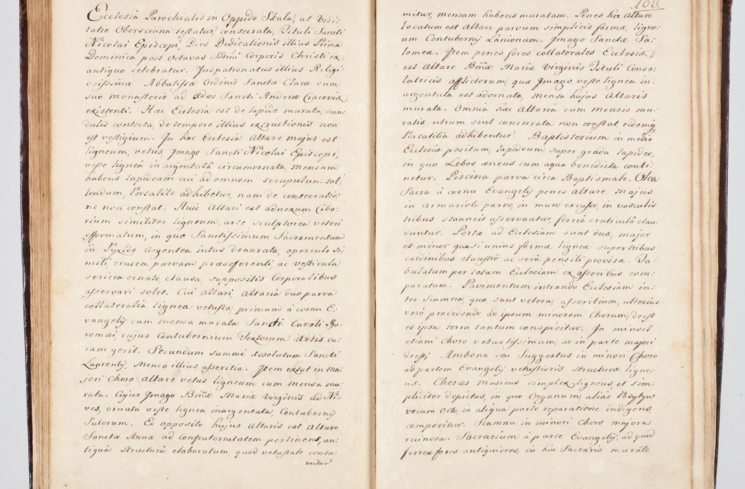 Zdjęcie nr 124 dla obiektu archiwalnego: Visitatio ecclesiarum parachialium, praebendarum, capellarum, hospitalium, confraternitatum, nec non beneficiorum in decanatu Scalensi Kostka comitis in Załuskie Załuski, episcopi Cracoviensis, ducis Severiae per me Andream Nehrebecki S.Th.D., Insignis Collegiatae Sandomieriensis canonicum et scholasticum Scarbimieiensem, delegatum et deputatum extraordinarium visitatorem a.D. 1748 die 23 mensis Aprilis inchoata, ac successivo anno eodem 1748 diec 24 Octobris finita