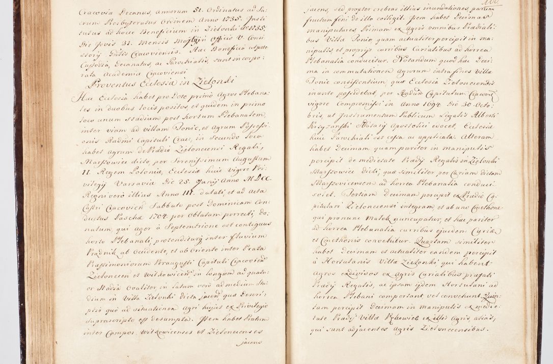Zdjęcie nr 120 dla obiektu archiwalnego: Visitatio ecclesiarum parachialium, praebendarum, capellarum, hospitalium, confraternitatum, nec non beneficiorum in decanatu Scalensi Kostka comitis in Załuskie Załuski, episcopi Cracoviensis, ducis Severiae per me Andream Nehrebecki S.Th.D., Insignis Collegiatae Sandomieriensis canonicum et scholasticum Scarbimieiensem, delegatum et deputatum extraordinarium visitatorem a.D. 1748 die 23 mensis Aprilis inchoata, ac successivo anno eodem 1748 diec 24 Octobris finita
